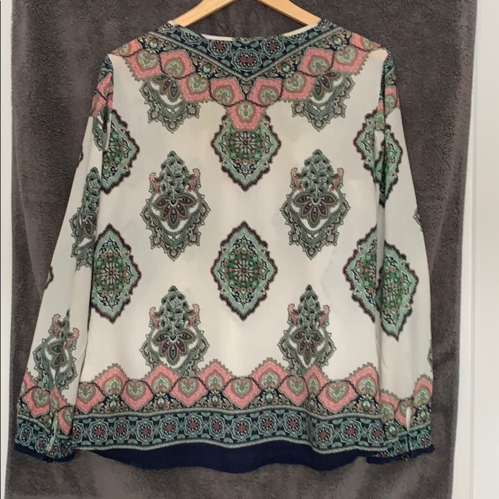 Ecru peasant blouse - Picture 2 of 6
